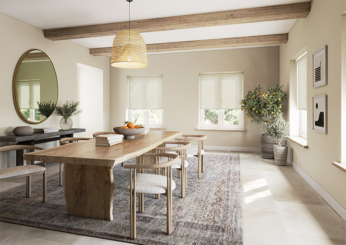 Brindisi, White Cloud - Roller Blind - Image 7